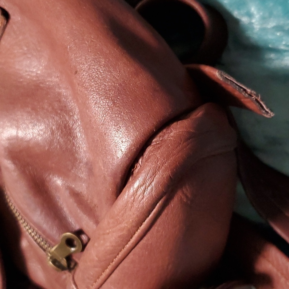 Tano Mini Brown Drawstring Backpack - image 5